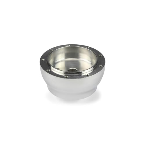 Polished Nine Bolt Billet Aluminum Steering Wheel HUB Adapter for Boat with 3/4" Tapered Shaft