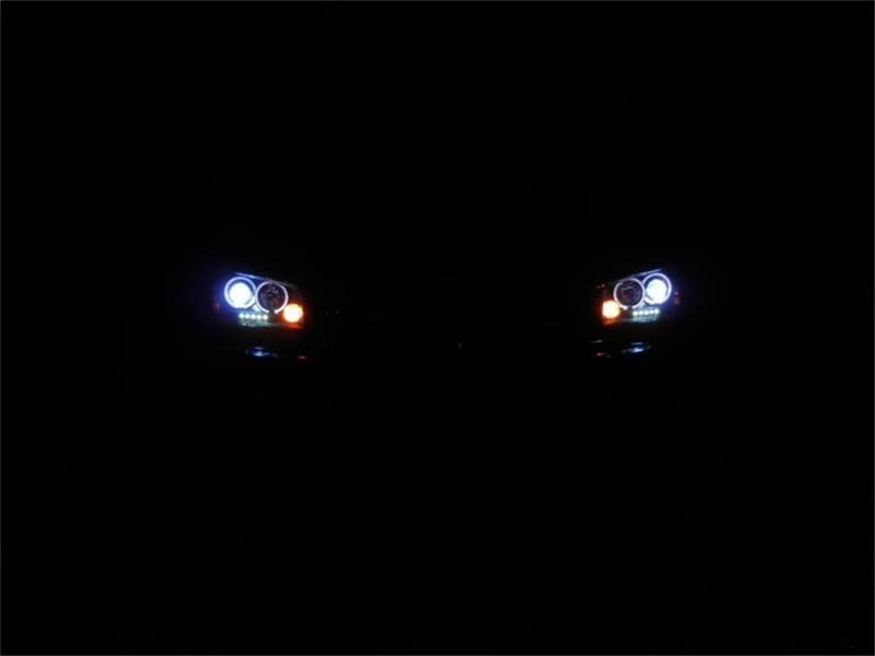5009746 Spyder Auto LED Halo Projector Headlights Chrome/Clear