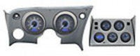 Chevy Corvette VHX System, 1968-77 Carbon Fiber Style Face, Red Dis.