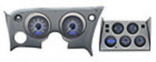 Chevy Corvette VHX System, 1968-77 Carbon Fiber Style Face, Red Dis.