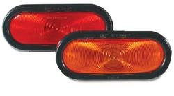 G65R Custer 6.5" Oval Red Sealed Stop/Turn/Tail Lamp