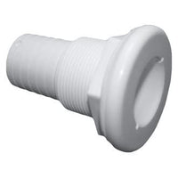 Thru-Hull T-H Marine Straight 1-1/2" WHT