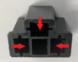 H821 Holley RetroBright Adapter - H4 Non-Standard Plug - Pin-Out Swap