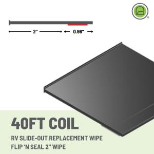 4002893 Flip 'N Seal® RV Slide-Out Seal Single 2" Wipe (40 feet)