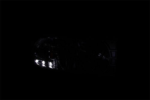Chrome/Amber LED Headlight AnzoUSA for Dodge RAM