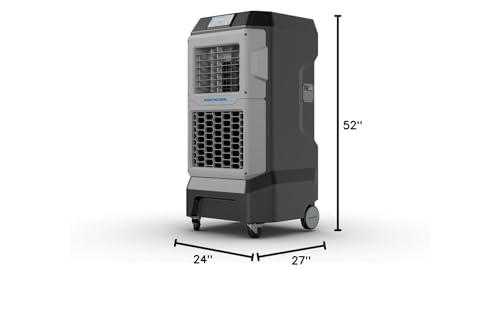 Apex 700 Portacool (PACA07001A1) – Wi-Fi Enabled High Velocity Portable Evaporative Cooler for 700 sq. ft. with up to 60-foot Reach, Oscillating Louvers, Programable, 22 Gallon Reservoir, Variable Spd
