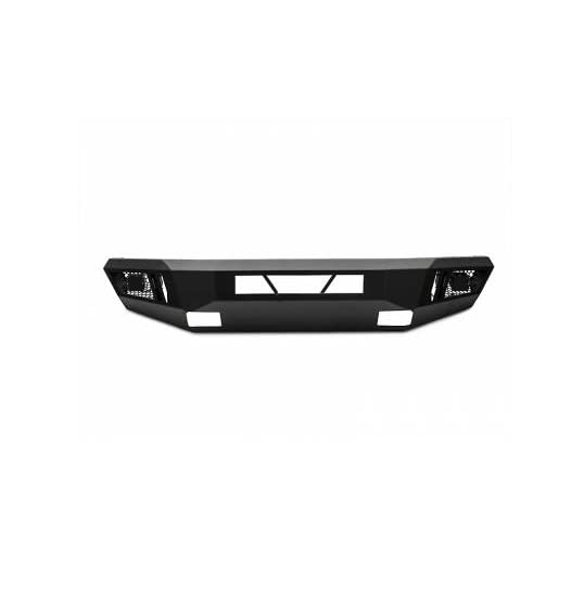 Heavy Duty Black Horse Armour Front Bumper I Front Bumper Matte Black Compatible with 2014-2021 Toyota Tundra (Excl. the radar blind spot monitoring systems)-AFB-TU14