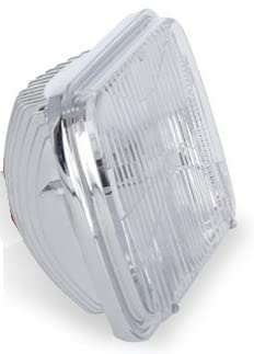 Holley LFRB190 Retrobright LED Forward Facing Light - Housing Only - Clear Lens - Sold Individually