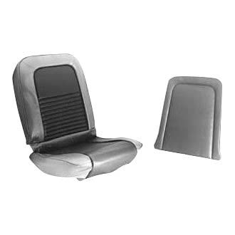 Full Set Scott Drake Fastback Standard Seat Upholstery 67FB-S-FULL-BK Black