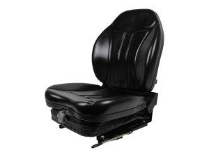 High-Back Seat 36010-BK w/Integrated Susp, Slides, No Arm Rests, Black
