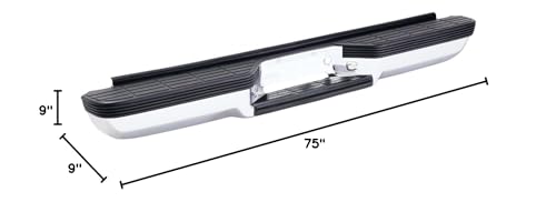Perfect Match Westin 31000 Rear Bumper fits 1988-1998 C/K Pickup