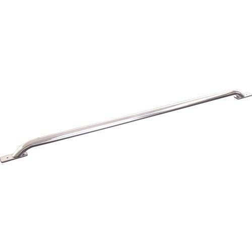 Truck Bed Rails TrailFX D0002S Fits Chevrolet Silverado 1500 5.7 Foot Bed 2014-2018 Steel 2 Inch Polished Stainless Steel Bed Rail, Stake Pocket Mount
