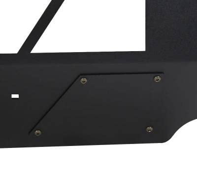 Heavy Duty Black Horse Armour Front Bumper I Front Bumper Matte Black Compatible with 2010-2010 Dodge Ram 2500|2011-2018 Ram 2500|2010-2010 Dodge Ram 3500|2011-2018 Ram 3500-AFB-RA25-10
