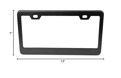CARB-P100M NRG Innovations Dry Carbon Fiber License Plate Frame