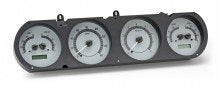 Pontiac GTO 1964-67 VHX System, Satin Alloy Style Face, Red Display