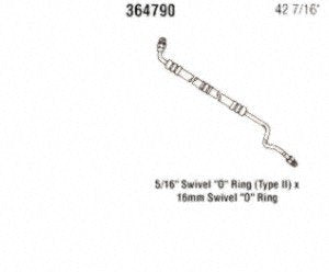 Power Steering Gates 364790 Hose Assembly Pressure Line