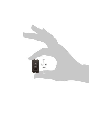 VALTERRA B118U315SC Diamond Group Black 12V On/Off Switch