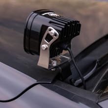 Baja Designs A-Pillar Light Kit XL80 LED for Toyota Tacoma 2024+ - 9 PCS LED Light Kit with Toggle Harness, A-Pillar Brackets, and 2 Full Lens Replacement Kits (Driving Combo; Clear)