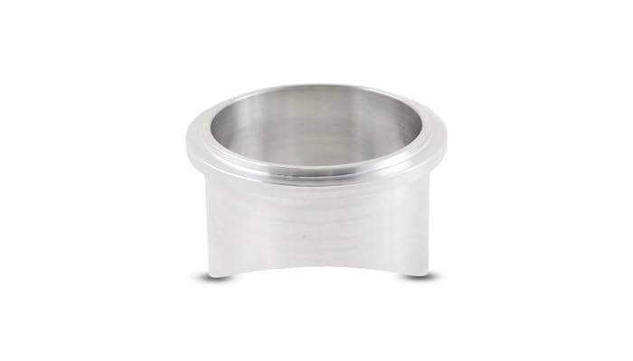 Blow Off Valve Flange Vibrant Performance 10136, Weld-On style, fits Tial 50mm, Tial Q and Tial QR BOV, coped for 2.50 in. diameter tubing, Aluminum, each