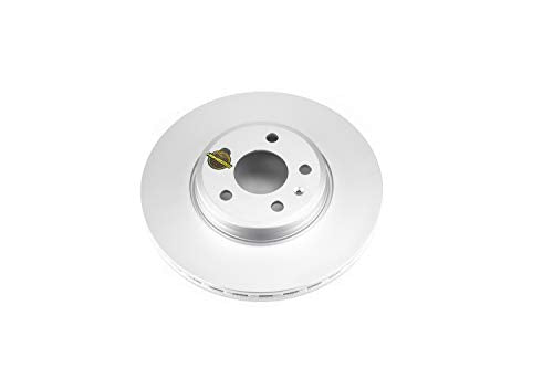 Power Stop EBR1652EVC Genuine Geomet Coated Front Brake Rotor For Audi A4 2017-2020, Audi A4 Quattro 2021, Audi A5 Sportback 2021-2022 [Model Specific]