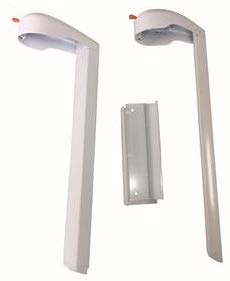 KY25SH Carefree of Colorado Awning Slideout Cover with Short Bracket (0" to 3.25") - White