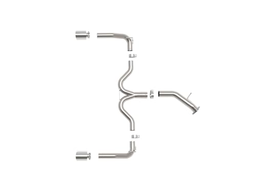 aFe Takeda 3in to 2.5in SS Axle-Back Exhaust System w/ Polished Tips 20-21 Kia Forte GT