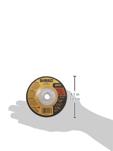 DEWALT General Purpose Grinding Wheel for Metal, 4-1/2-Inch x 1/4-Inch x 5/8-Inch (DW4523)