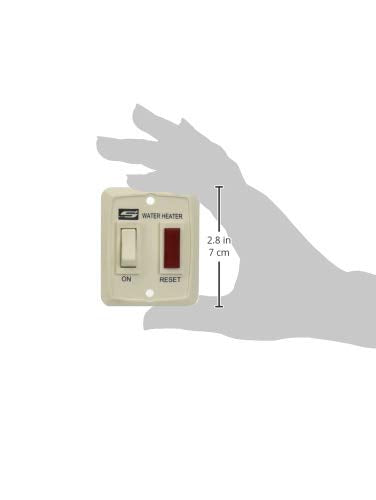 Water Heater Suburban 234795 Standard Wall Switch Assembly - Cream