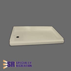BRI-RUS SPECIALTY RECREATION SP2432PL Shower Pan 24 X 32 Parch