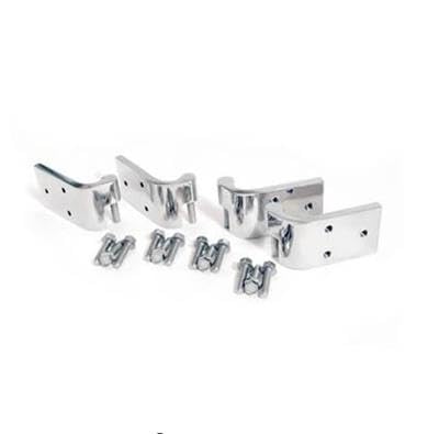 Scott Drake Removable Bronco Stainless Steel Door Hinges for Door Side, Compatible with 1966-1977 Ford Bronco, Model C6TZ-9722800-DR