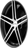 KMC Wheels 18X9.5 KM703 5X4.5 S-BLK BRUSH 35MM - KM70389512335