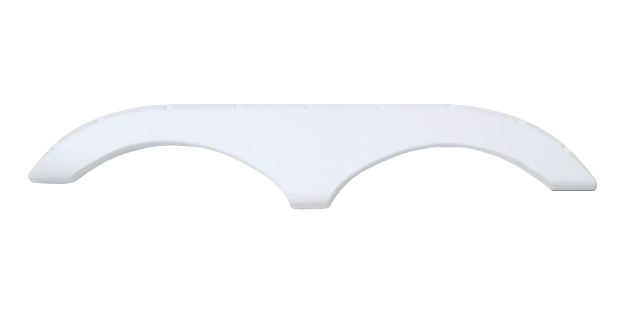 Tandem Axle Fender Skirt ICON 01624 FS770 for Pilgrim - Polar White