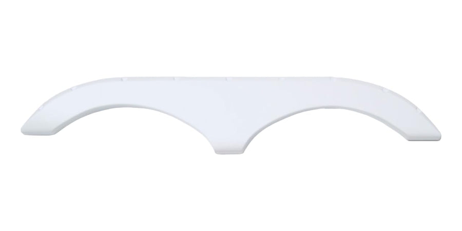 Tandem Axle Fender Skirt ICON 01624 FS770 for Pilgrim - Polar White