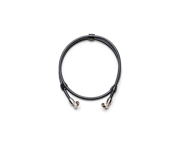 24-2112 UDA, 24" Hi Temp Air Brake Tubing & 2, 90° ⅜ Swivel Push To Connect Fittings