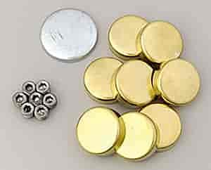 Brass Freeze Plug Kit Milodon for Small Block Chevy 400