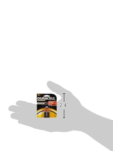 9V Duracell Alkaline Battery, 1 Count
