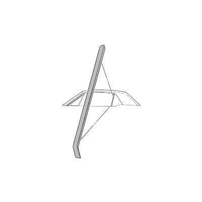 C5ZZ-6530147-B Scott Drake 1965-1968 Coupe Quarter Window Weatherstrip LH