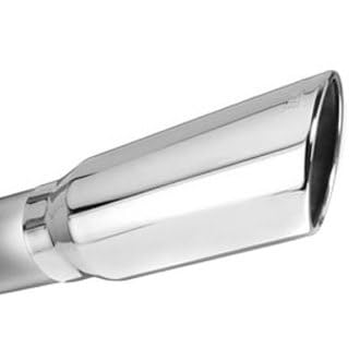S-Type Cat-Back Exhaust System Borla 140798 2.75 in. Pipe Into Single 3.5 in. Pipe 5 in. Single Round Rolled Angle Cut Long Tip Truck Side Exit T-304 Stainless Steel