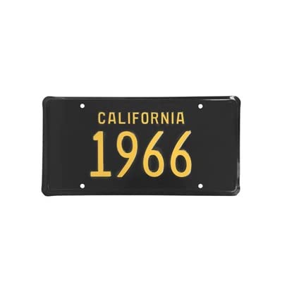 California License Plate 1966 Scott Drake ACC-LP-66 C