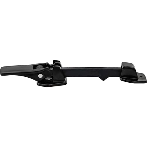 12 Inch Buyers Products WJ211 Rubber Polymer Hood Catch, Compares to Standard Navistar Hood Catch, Corrosion-Resistant, Latch for Truck Hoods, Black