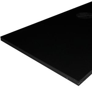 KingStarboard TACO Metals Marine Lumber, 27”W x 12”L x 1/2” Thk, Black