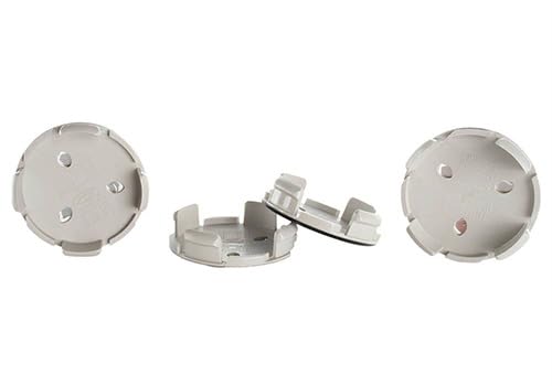 Black and Chrome Ford Truck/SUV Wheel Center Cap Kit for F-150 (4 Center Caps)