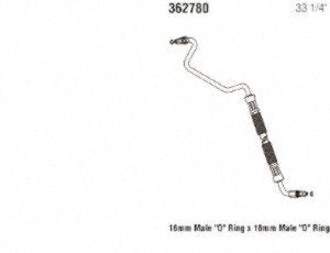 Power Steering Gates 362780 Line Hose Assembly Pressure