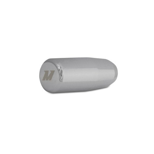 Mishimoto Weighted Shift Knob MMSK-SL, with 3 Thread Pitch Inserts for Universal Fit, Silver Steel