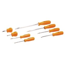 WLMW904 Wilmar Hi-Visibility Screwdriver Set, Orange - 8 Piece