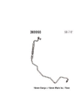 Power Steering Gates 369990 Hose Assembly Pressure Line