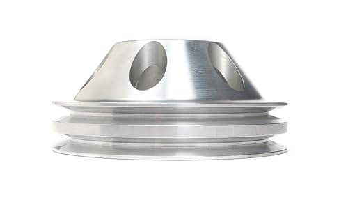 Trans-Dapt 9483 Performance Trans-Dapt Aluminum 2-Groove Water Pump Pulley