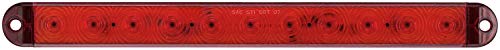 Husky OPTRONICS 17807 11-Diode Thin LED Stop/Turn Tail Light 15",Red,STL69RBP