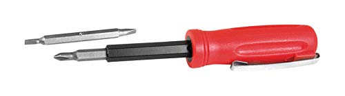 2797876 Wilmar 4-in-1 Pocket Phillips & Slotted Screwdriver44; Chrome Vanadium Steel - Pack of 1515