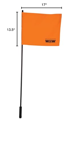 48" WOW Sports Watersports Safety Flag - Floating Flag For Boating - Perfect Boating Accessory